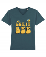 Let it Bee Tricou mânecă scurtă guler V Bărbat Presenter