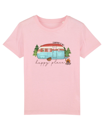 Camping is my happy place Cotton Pink