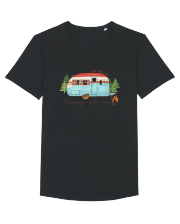 Camping is my happy place Black