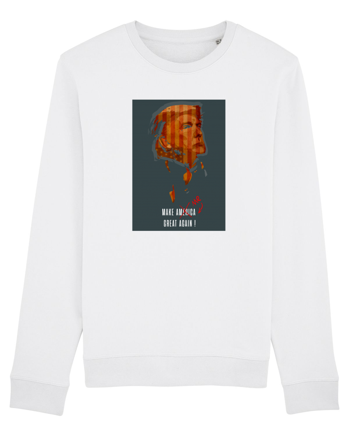 Bluză mânecă lungă Unisex Rise White