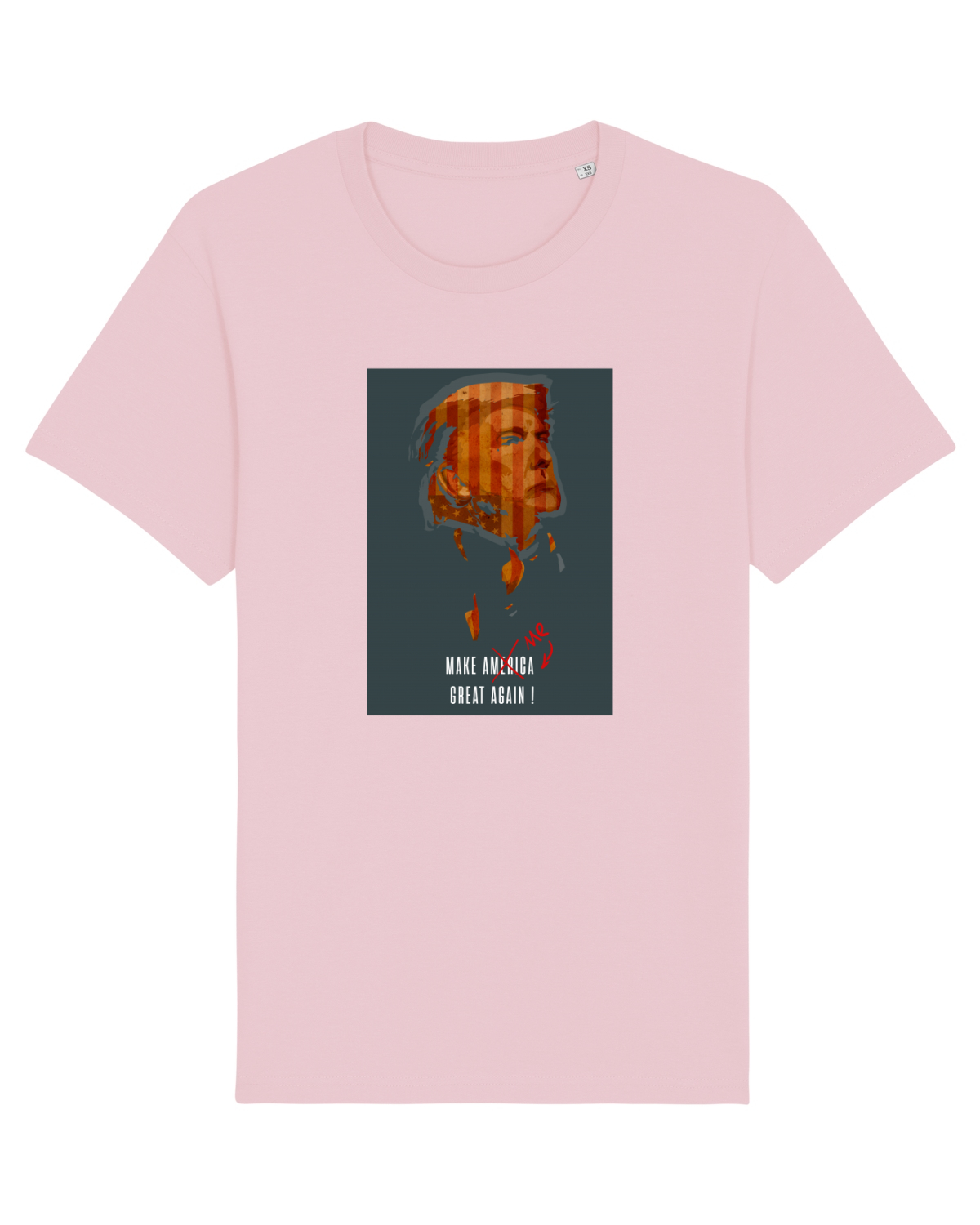 Tricou mânecă scurtă Unisex Rocker Cotton Pink