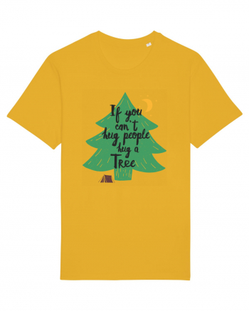 If you can't hug people hug a tree Spectra Yellow