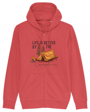 Life is better by the campfire Carmine Red