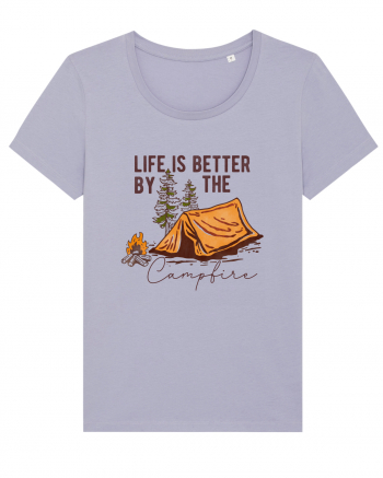 Life is better by the campfire Lavender