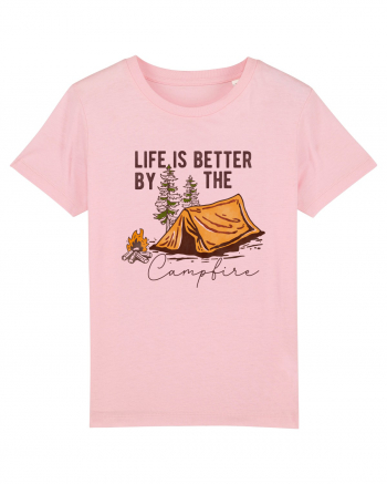 Life is better by the campfire Cotton Pink