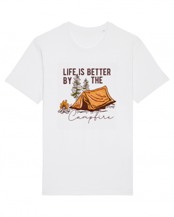 Life is better by the campfire White