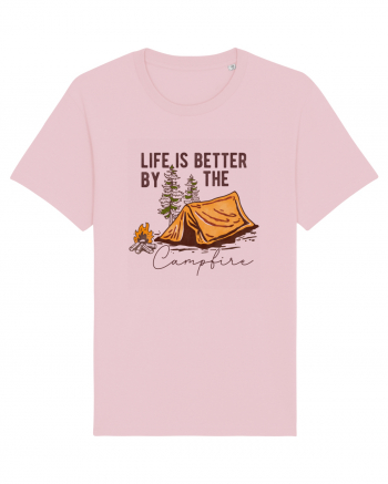 Life is better by the campfire Cotton Pink