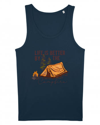 Life is better by the campfire Navy