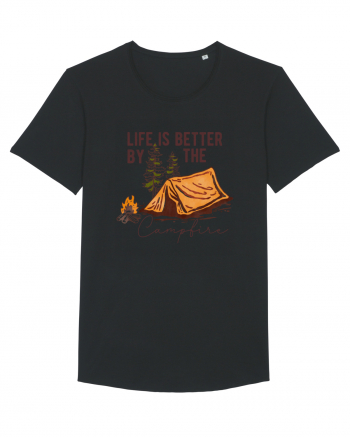 Life is better by the campfire Black