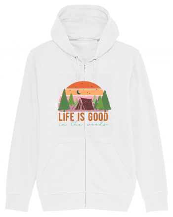 Life is good in the woods White