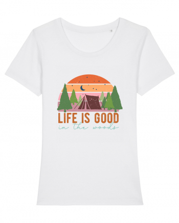 Life is good in the woods White