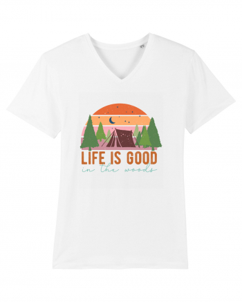 Life is good in the woods White