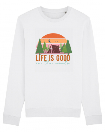 Life is good in the woods White