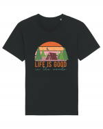 Life is good in the woods Tricou mânecă scurtă Unisex Rocker