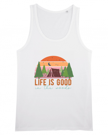 Life is good in the woods White