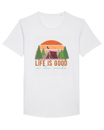 Life is good in the woods White