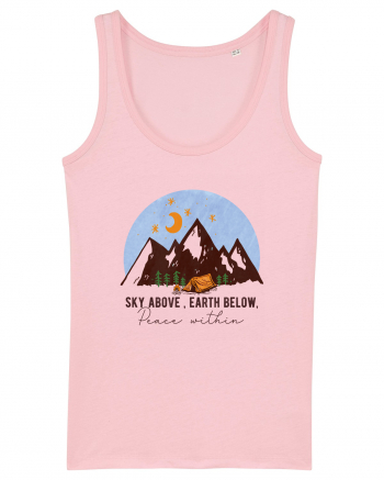 Sky Above Earth Below Cotton Pink