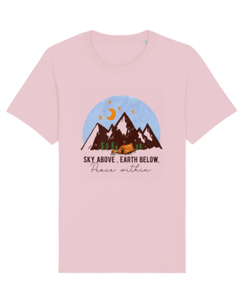 Sky Above Earth Below Cotton Pink