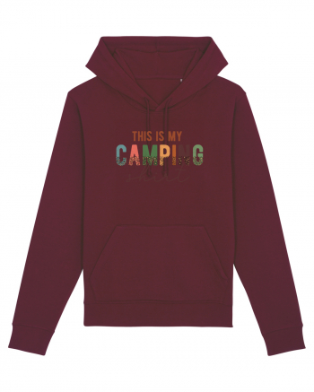 This is my camping shirt Burgundy