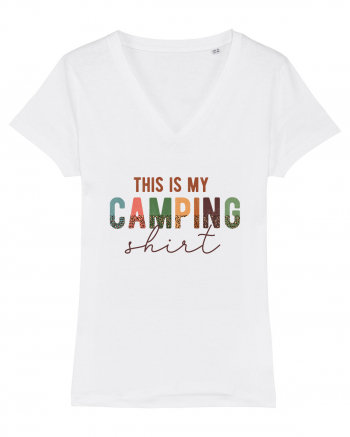 This is my camping shirt White