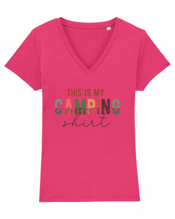 This is my camping shirt Raspberry