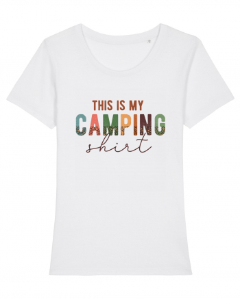 This is my camping shirt White