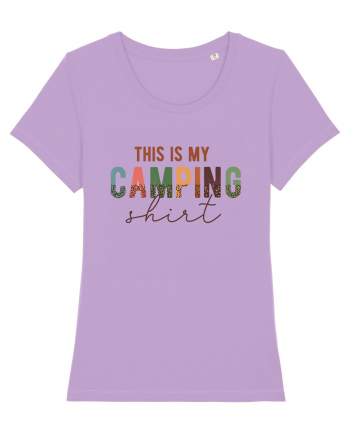 This is my camping shirt Lavender Dawn