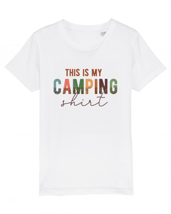 This is my camping shirt White