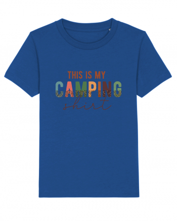 This is my camping shirt Majorelle Blue