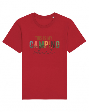 This is my camping shirt Red