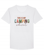 This is my camping shirt Tricou mânecă scurtă guler larg Bărbat Skater