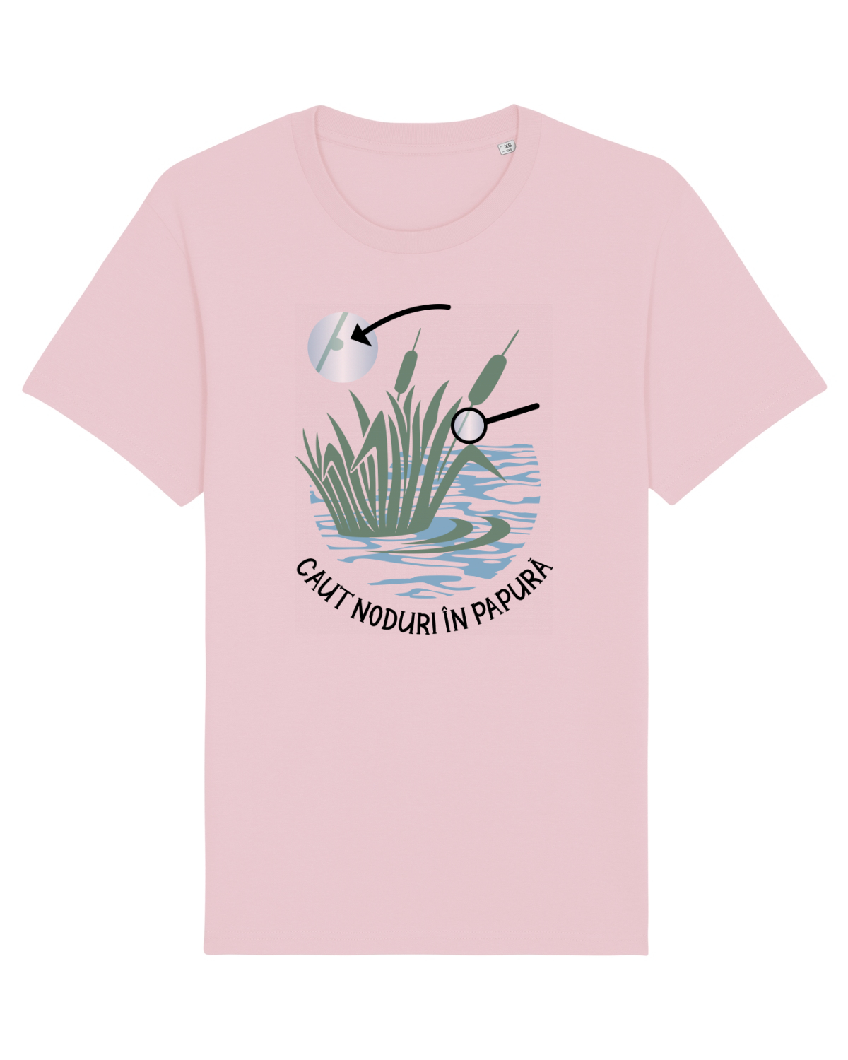 Tricou mânecă scurtă Unisex Rocker Cotton Pink