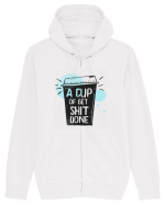 A Cup of Get Shit Done Hanorac cu fermoar Unisex Connector