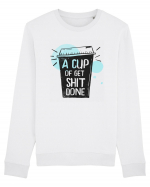 A Cup of Get Shit Done Bluză mânecă lungă Unisex Rise