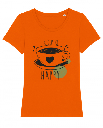 A Cup Of Happy Bright Orange