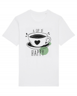 A Cup Of Happy Tricou mânecă scurtă Unisex Rocker