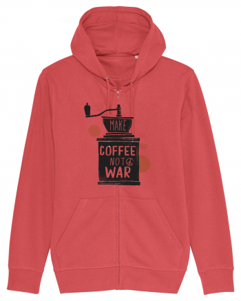 Make Coffee Not War Carmine Red