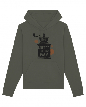 Make Coffee Not War Khaki