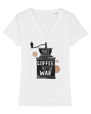 Make Coffee Not War White