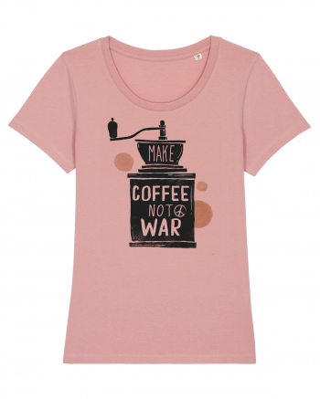 Make Coffee Not War Canyon Pink