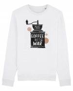 Make Coffee Not War Bluză mânecă lungă Unisex Rise