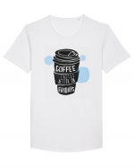 Coffee Tastes Better On Fridays Tricou mânecă scurtă guler larg Bărbat Skater