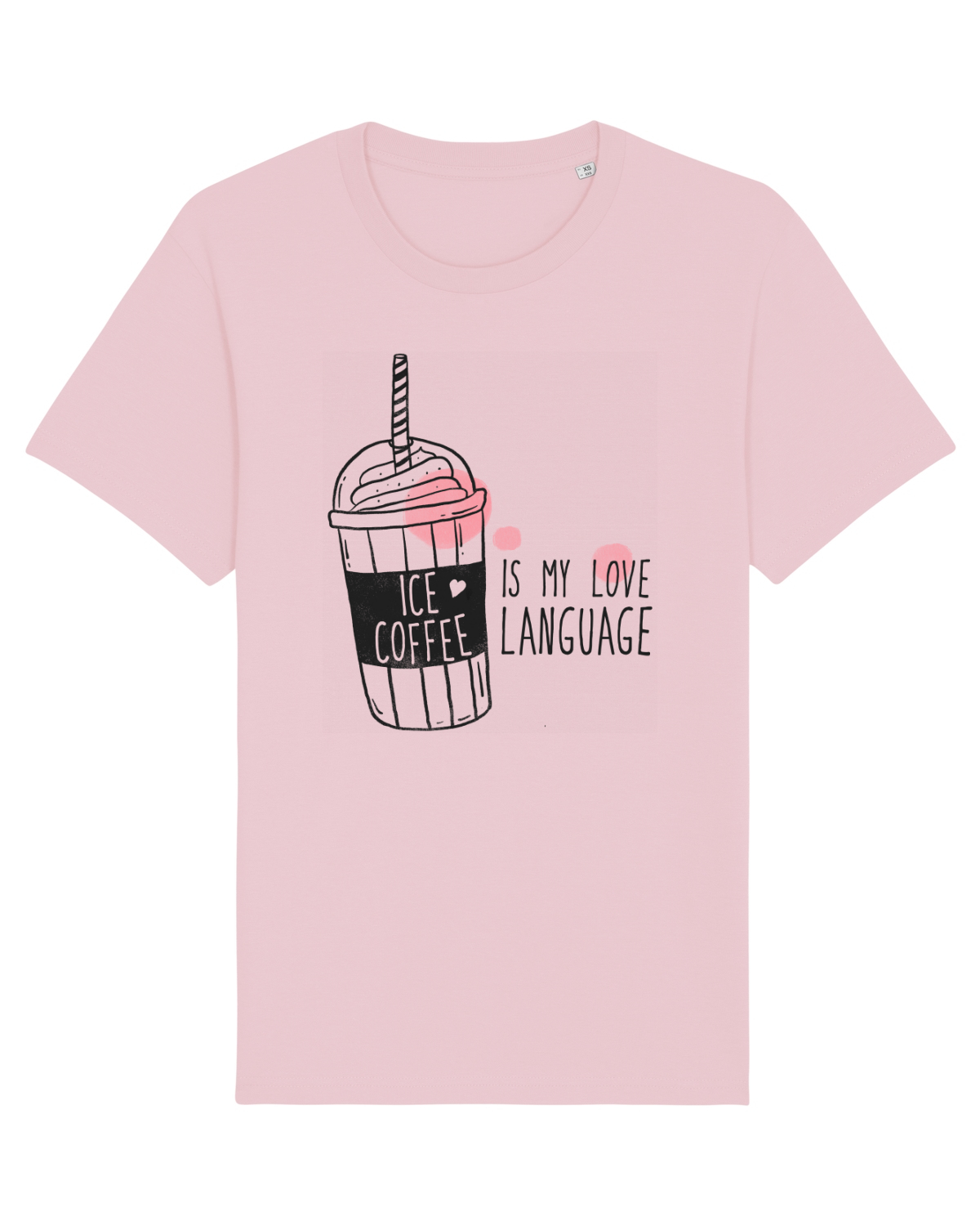 Tricou mânecă scurtă Unisex Rocker Cotton Pink