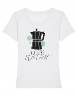 A Cup of Get Shit Done Tricou mânecă scurtă guler larg fitted Damă Expresser