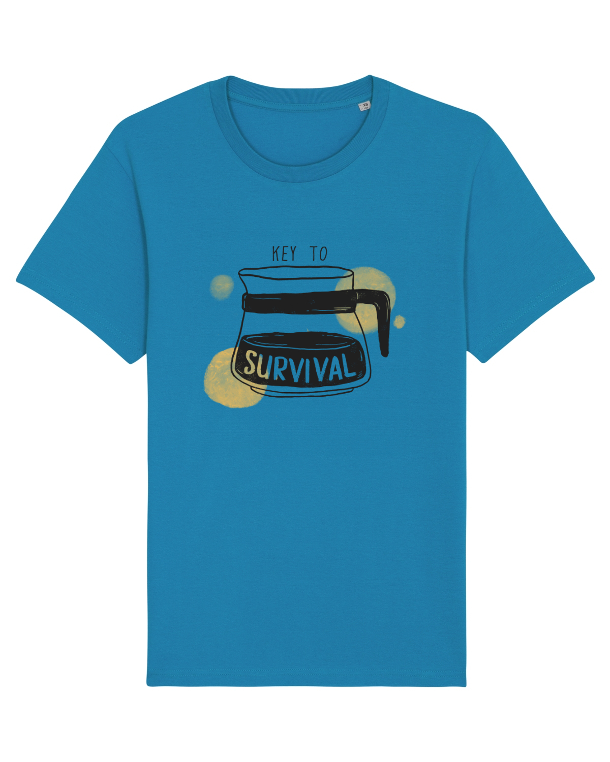 Tricou mânecă scurtă Unisex Rocker Azur