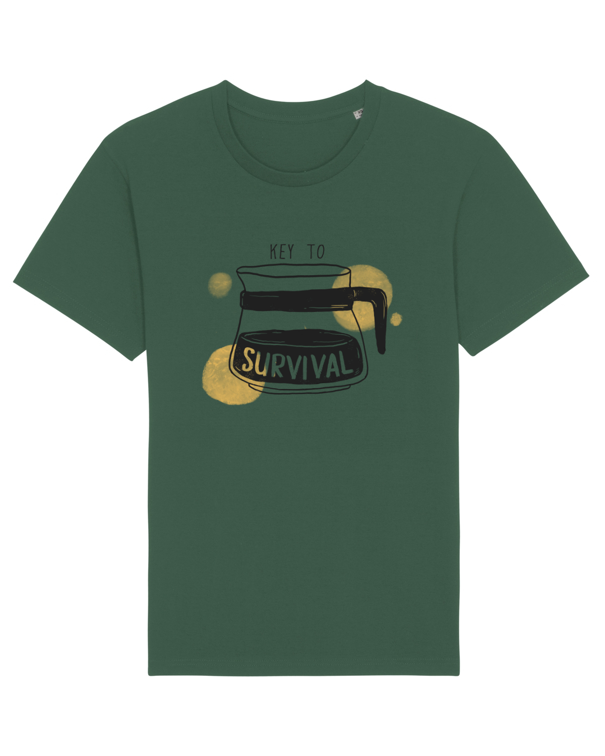 Tricou mânecă scurtă Unisex Rocker Bottle Green
