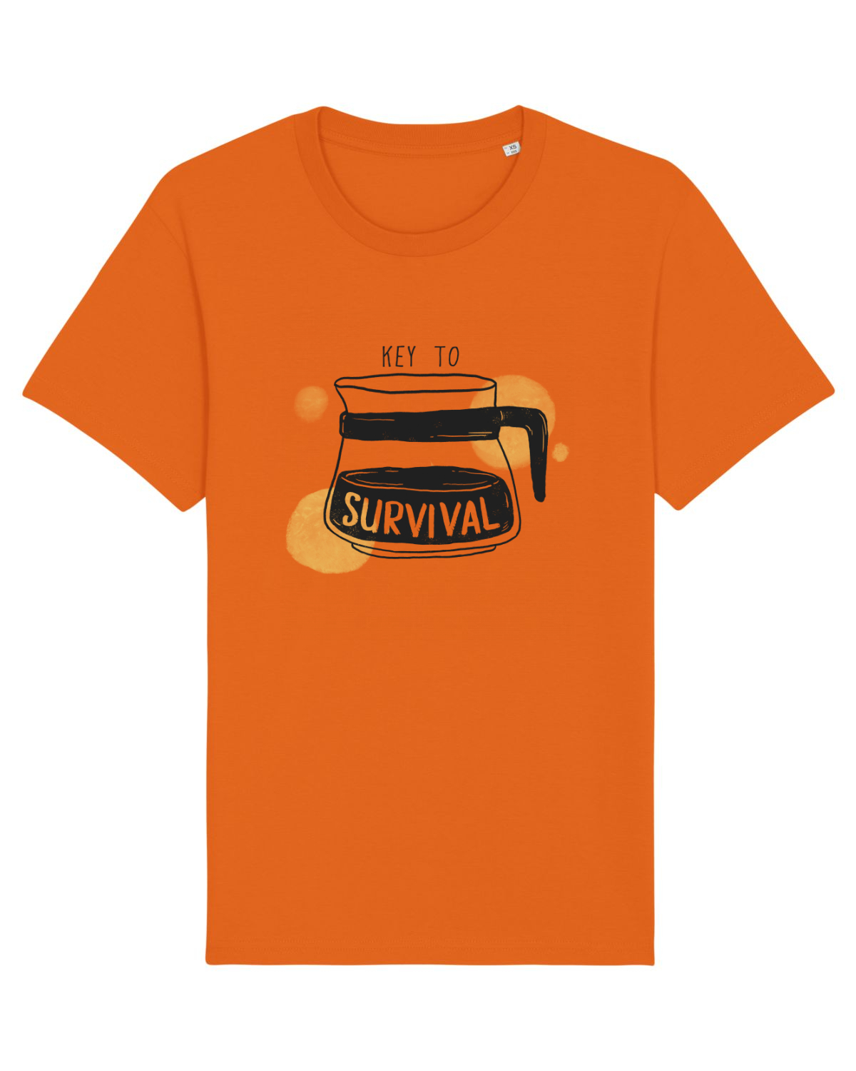 Tricou mânecă scurtă Unisex Rocker Bright Orange