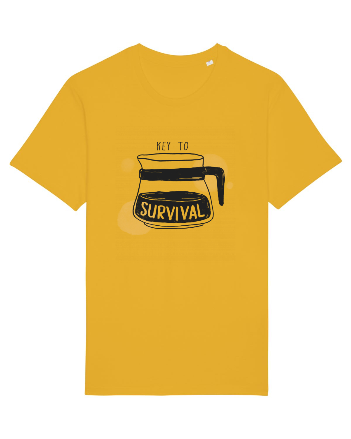 Tricou mânecă scurtă Unisex Rocker Spectra Yellow