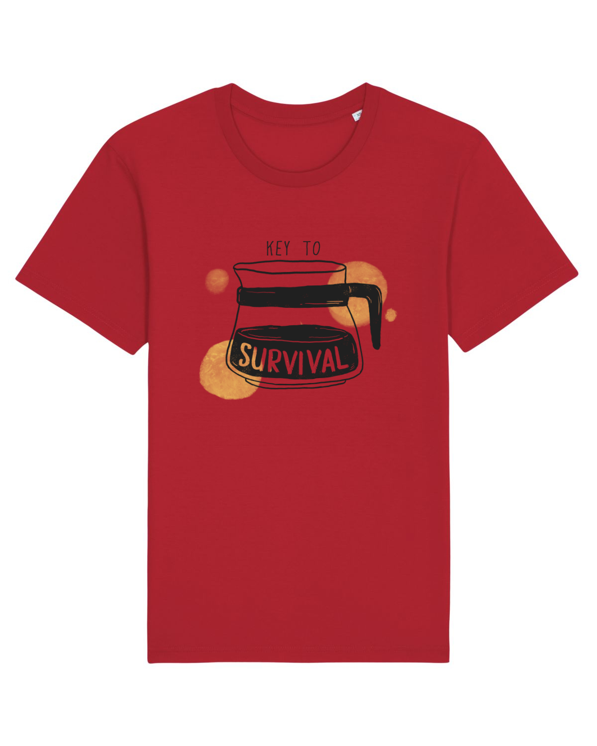 Tricou mânecă scurtă Unisex Rocker Red