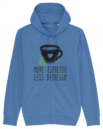 More Espresso Less Depresso Bright Blue